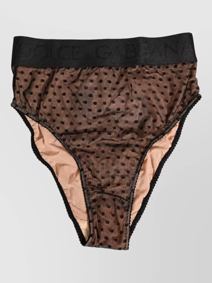 Dolce&Gabbana polka dot bikini briefs
