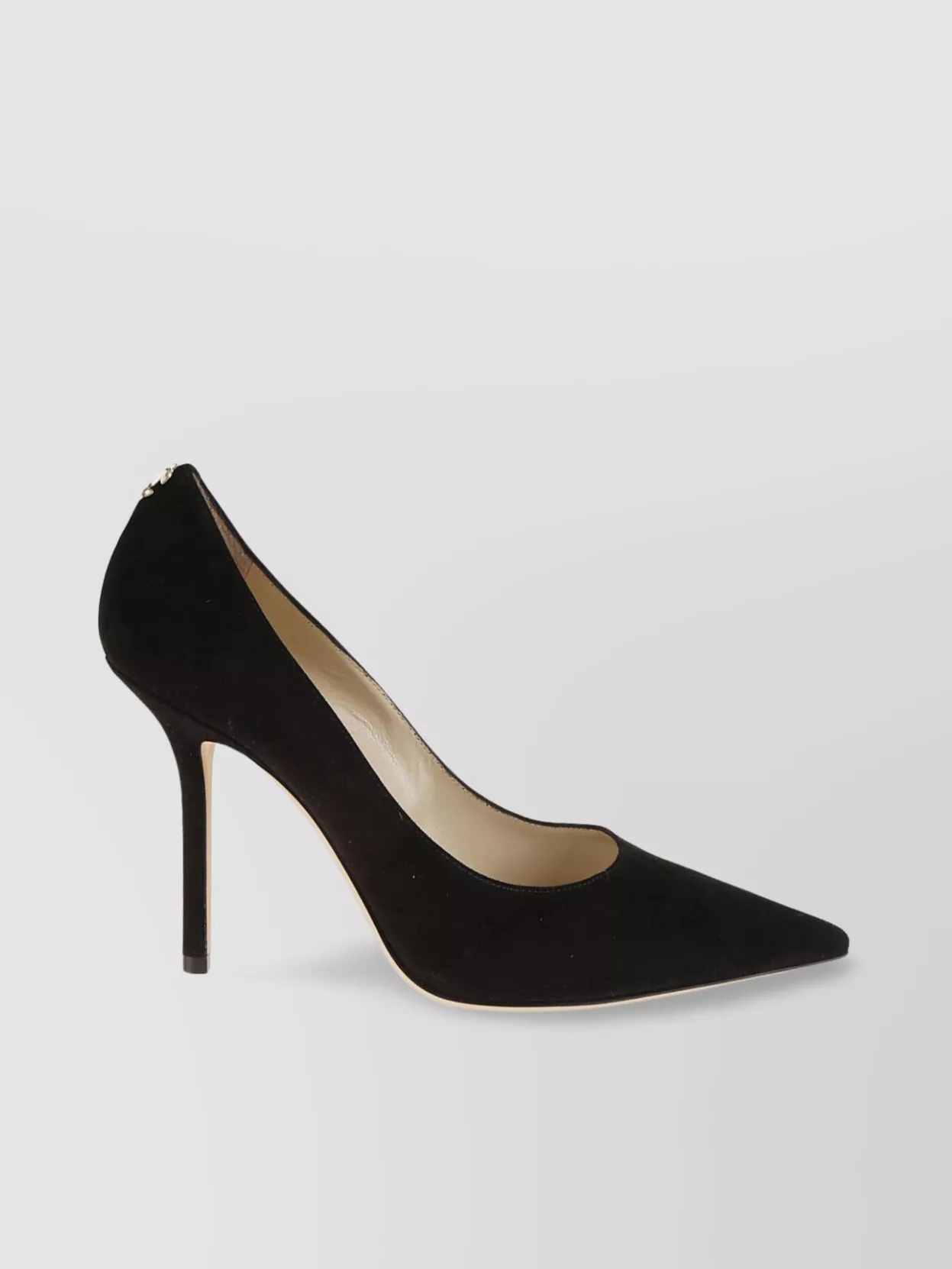 Jimmy Choo Love 100 Suede Stiletto Pumps In Black