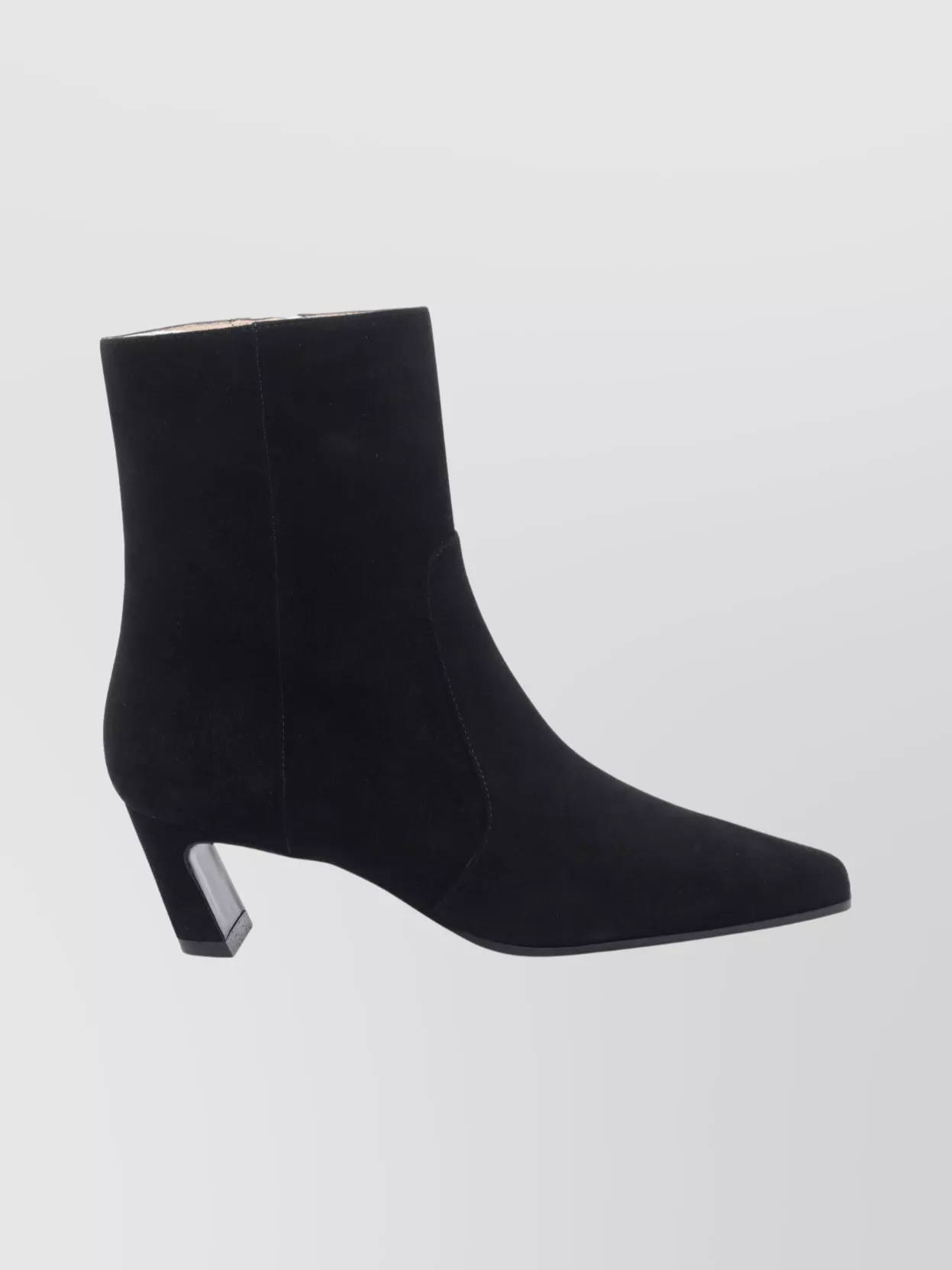 Stuart Weitzman Suede Ankle Model Block Heel Boots
