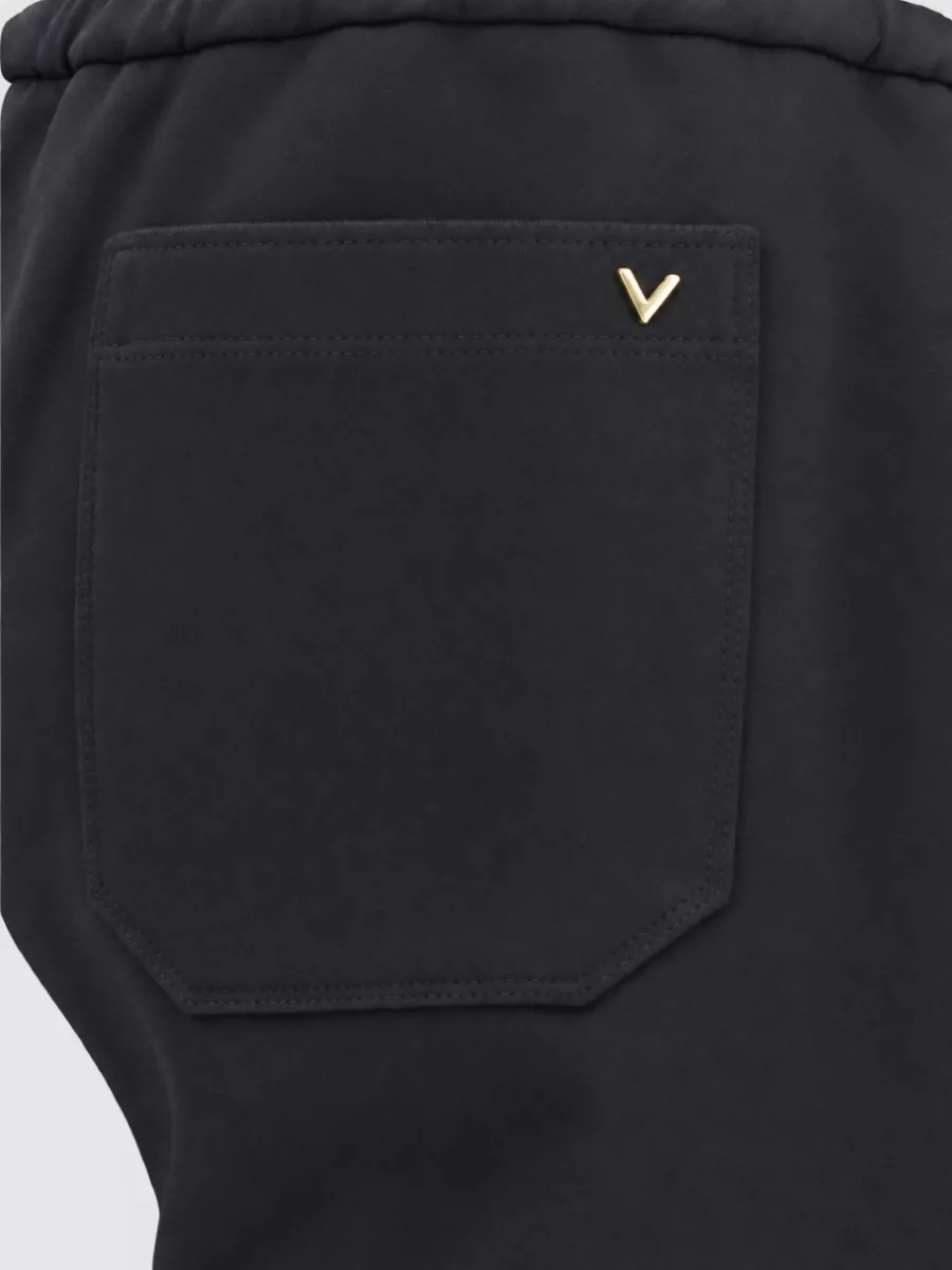 Valentino Cotton Pleated Track Pants