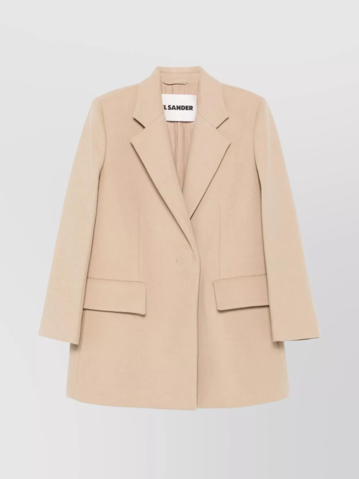 Jil Sander Short Double Breasted Tailor Made Crombie