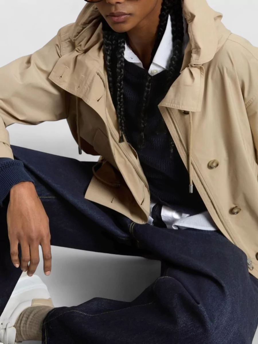 Woolrich Cropped Hooded Jacket