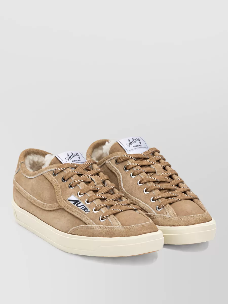 Autry suede windscape low-top sneakers