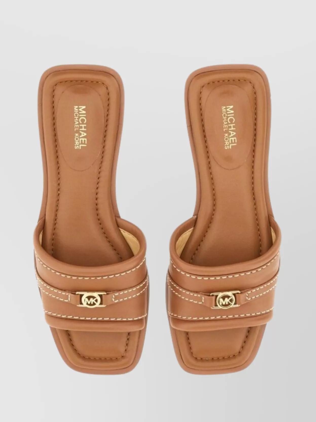 Michael Kors Square Toe Flat Sole Sandals