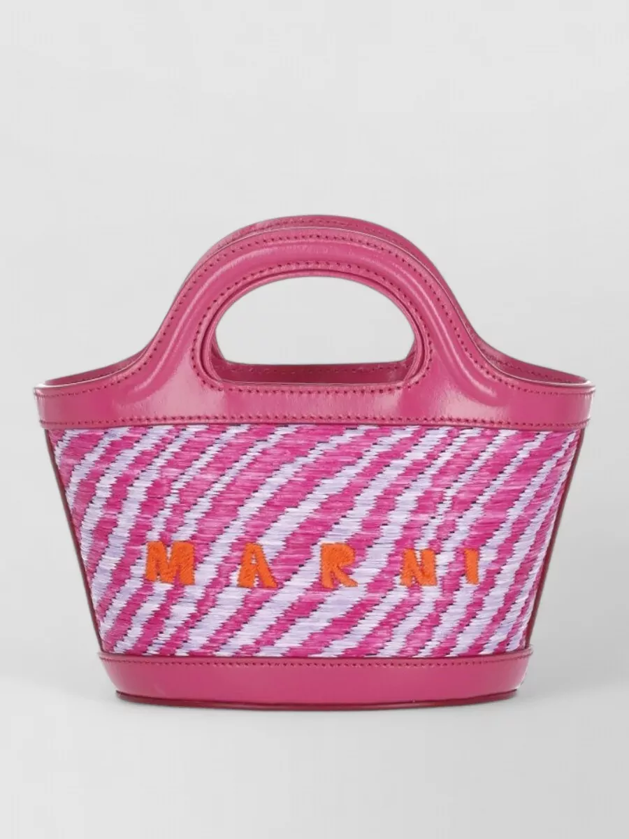 Marni Tropicalia Micro Nylon Bucket Bag
