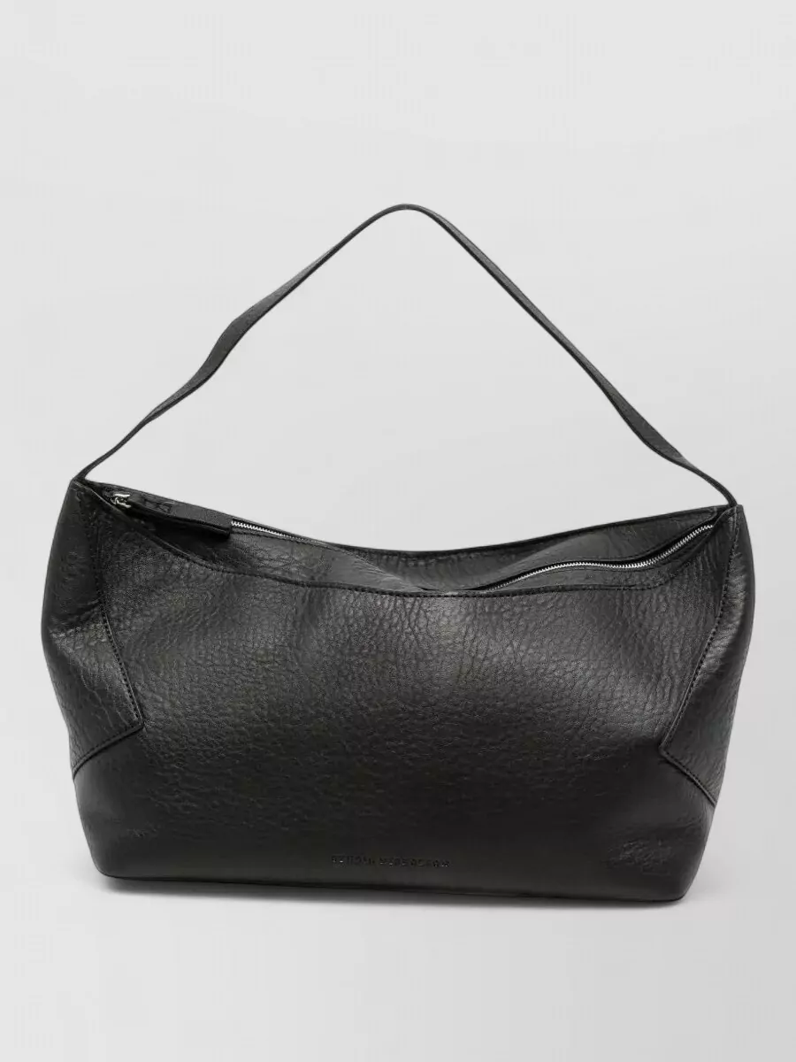 Studio Nicholson leather fold detail shoulder bag