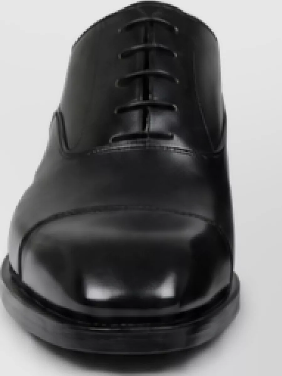 Premiata calf leather derby shoes