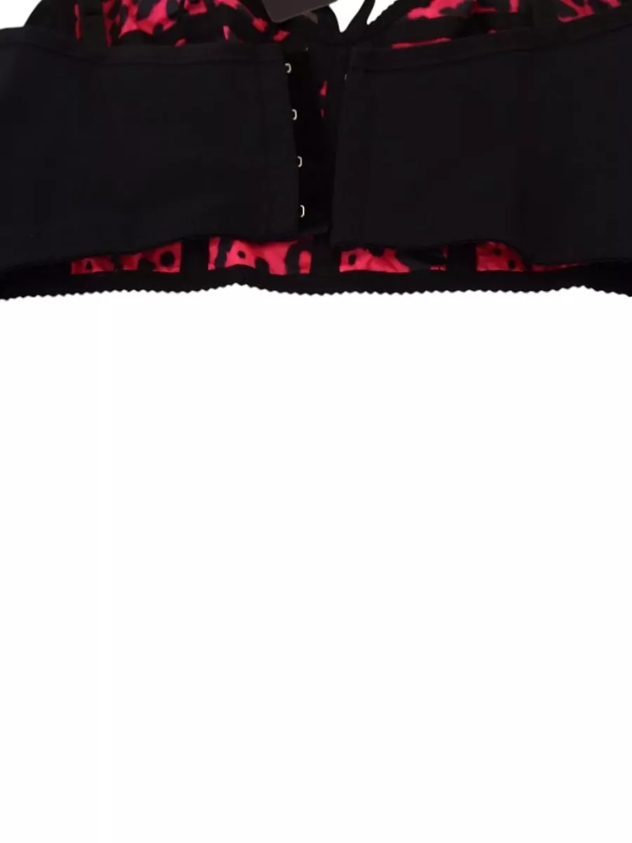 Dolce&Gabbana Leopard-Print Cropped Bustier Top