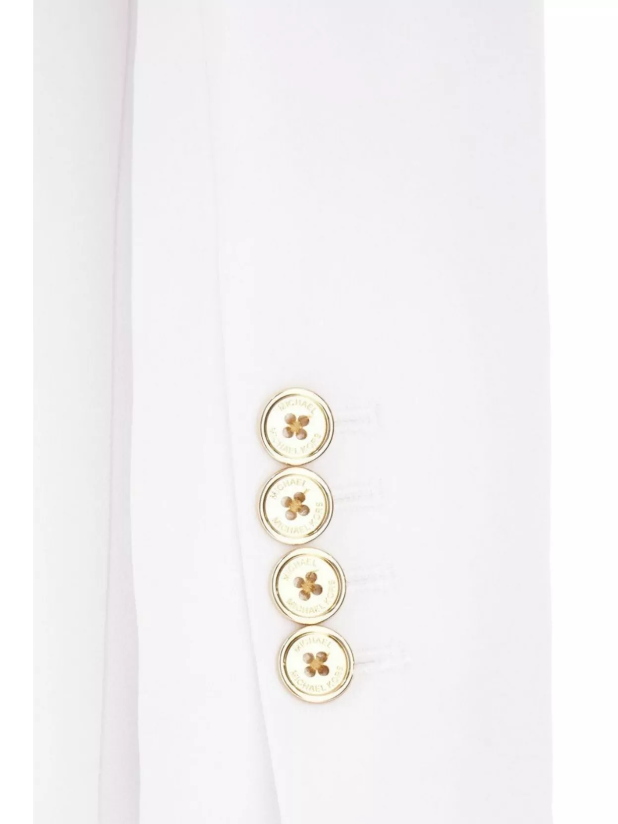 Michael Kors Single-breasted Blazer Jacket In White
