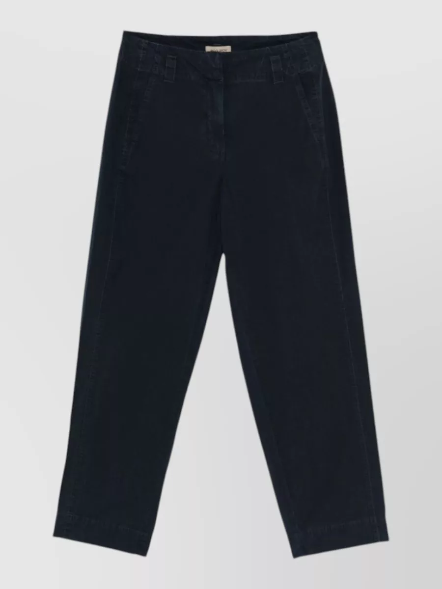 Woolrich cotton straight-leg trousers