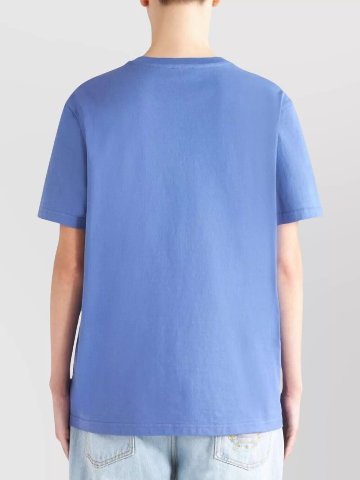 Etro Short Sleeve Crew Neck Embroidered Top