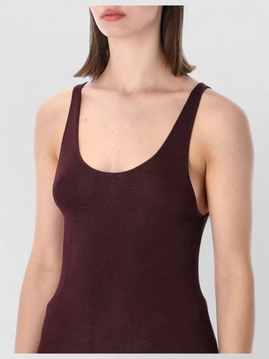 The Frankie Shop Rayon Slim-Fit Scoop-Neck Sleeveless Knit Tank Top