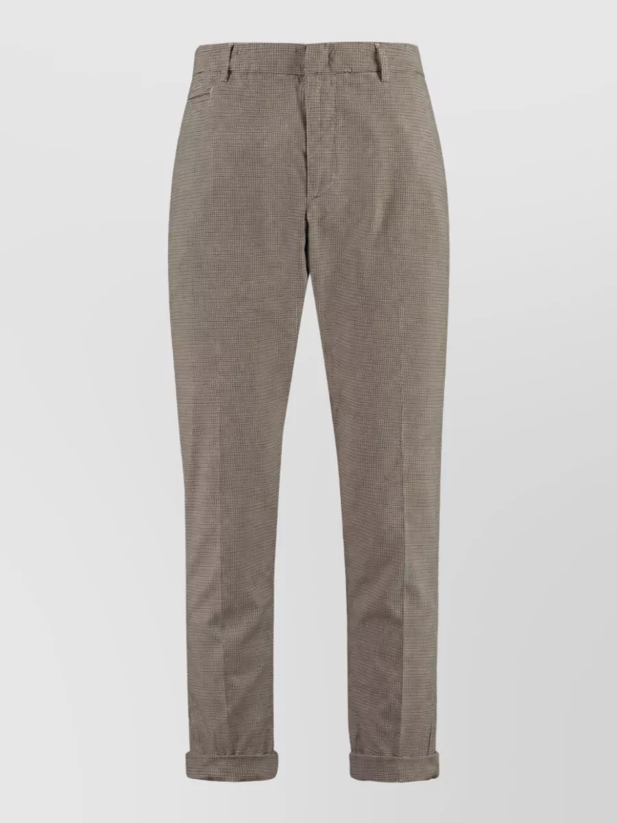 Dondup prince-of-wales checked chinos
