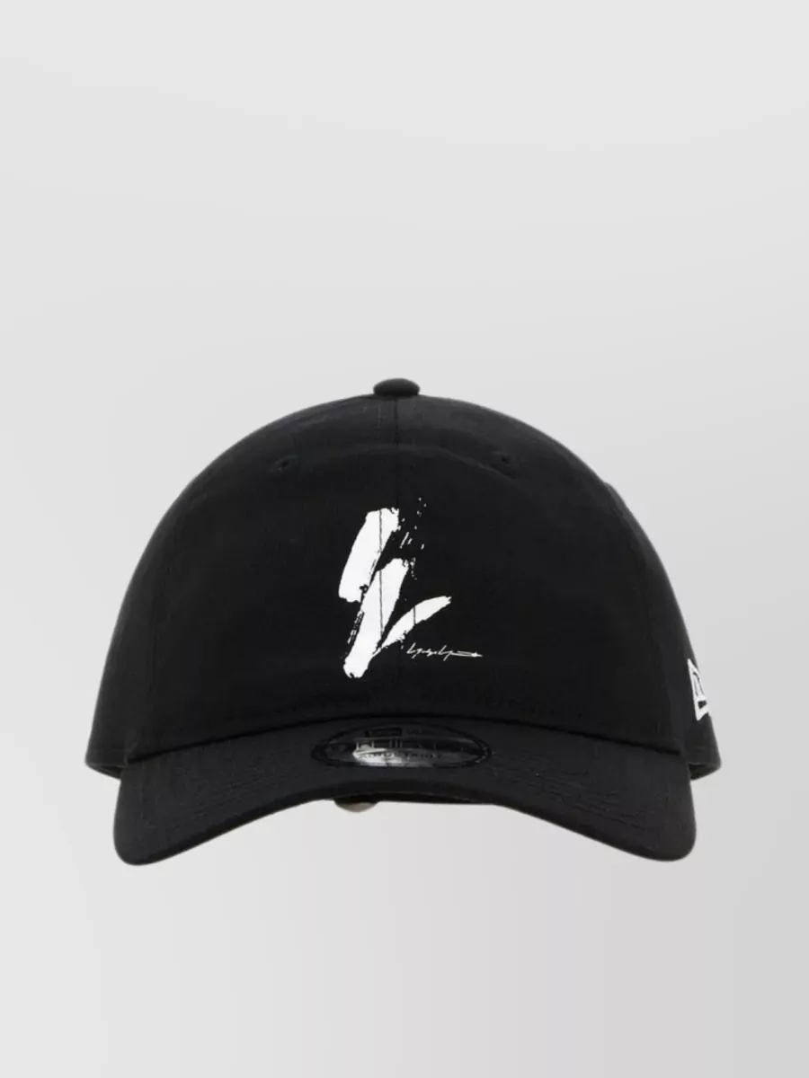 Shop Yohji Yamamoto Structured Curved Visor Baseball Cap In Black