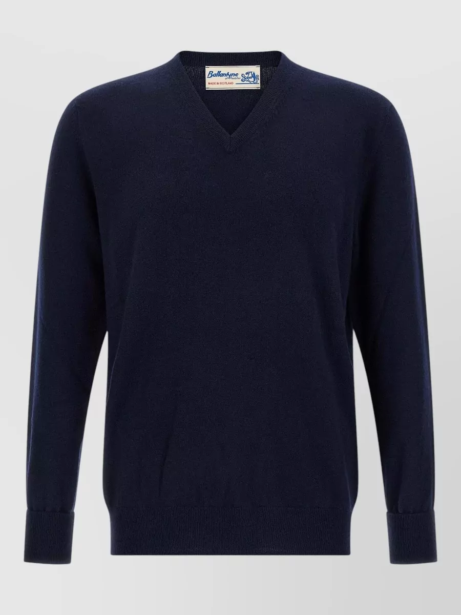 Ballantyne cashmere v-neck jumper