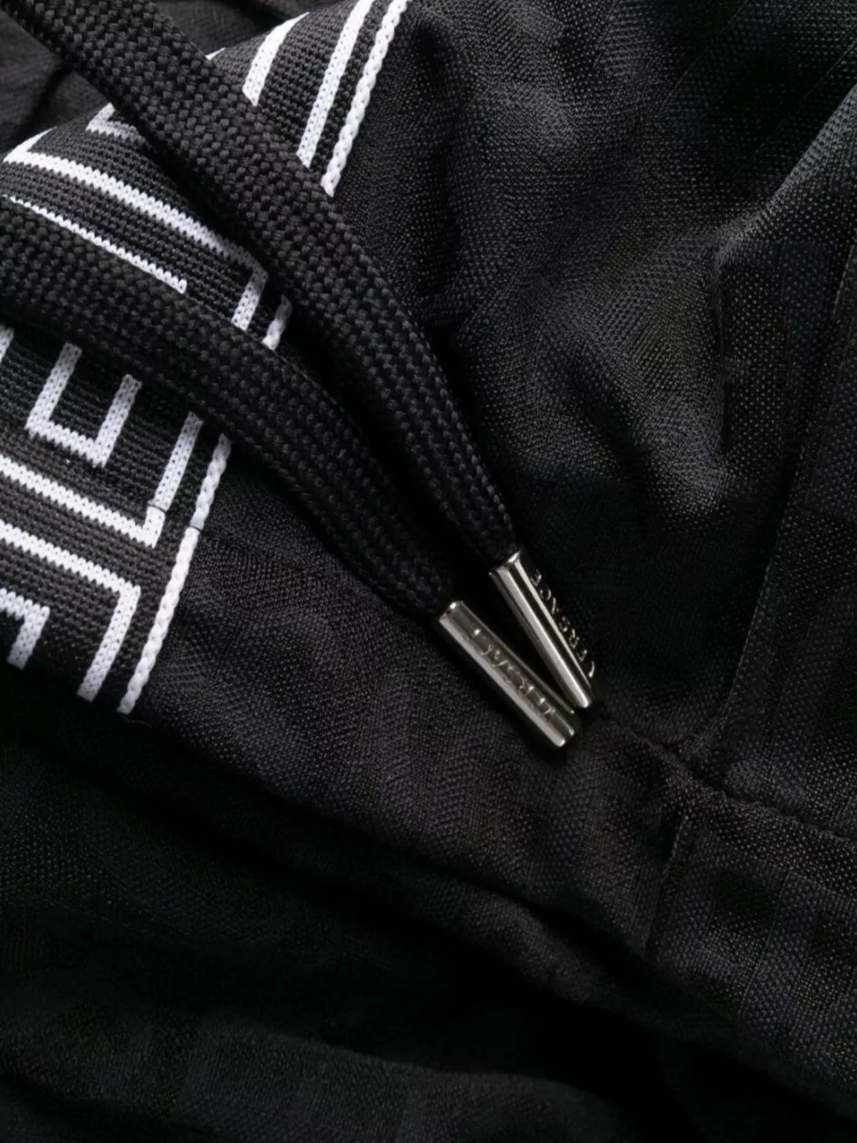 Versace Track Pants With Elasticated Waistband And Side Stripe Detailing