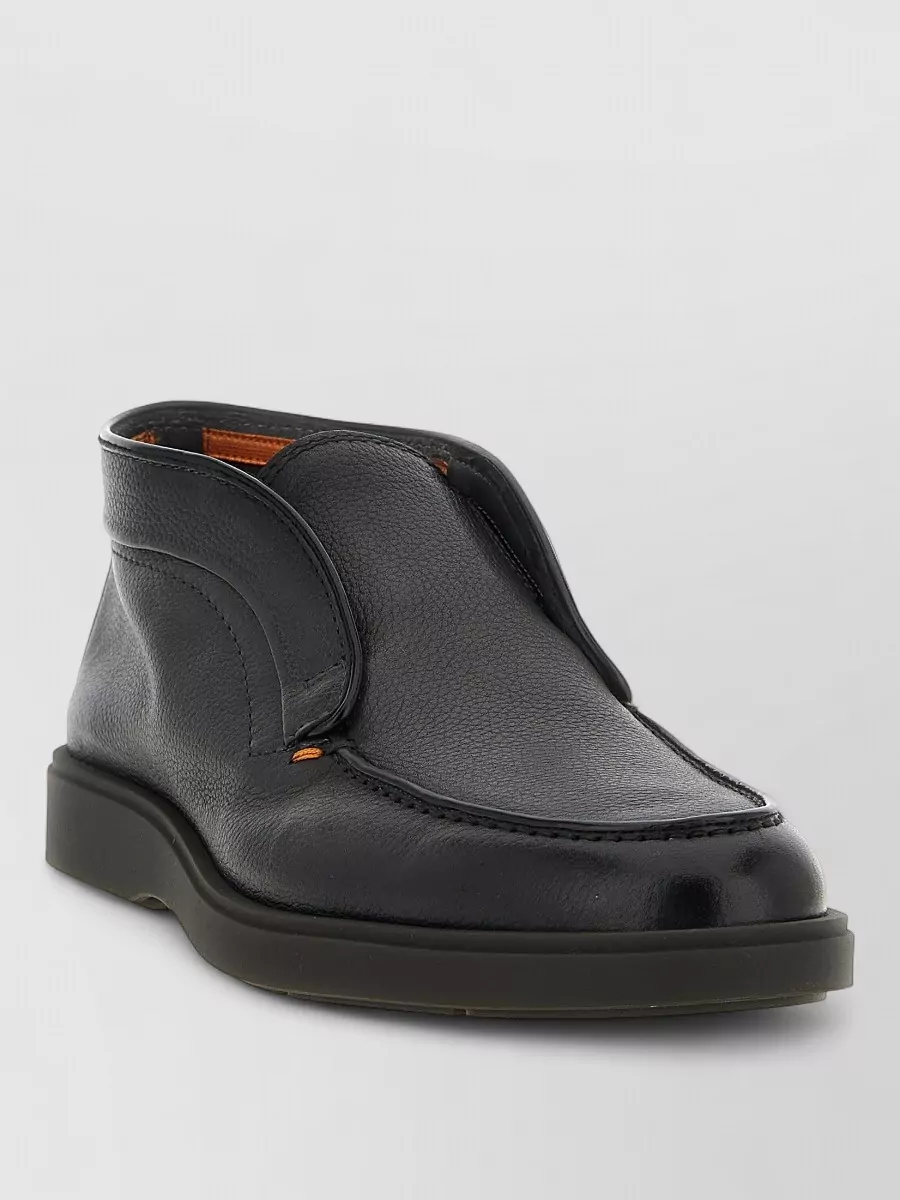 Santoni leather ankle boots