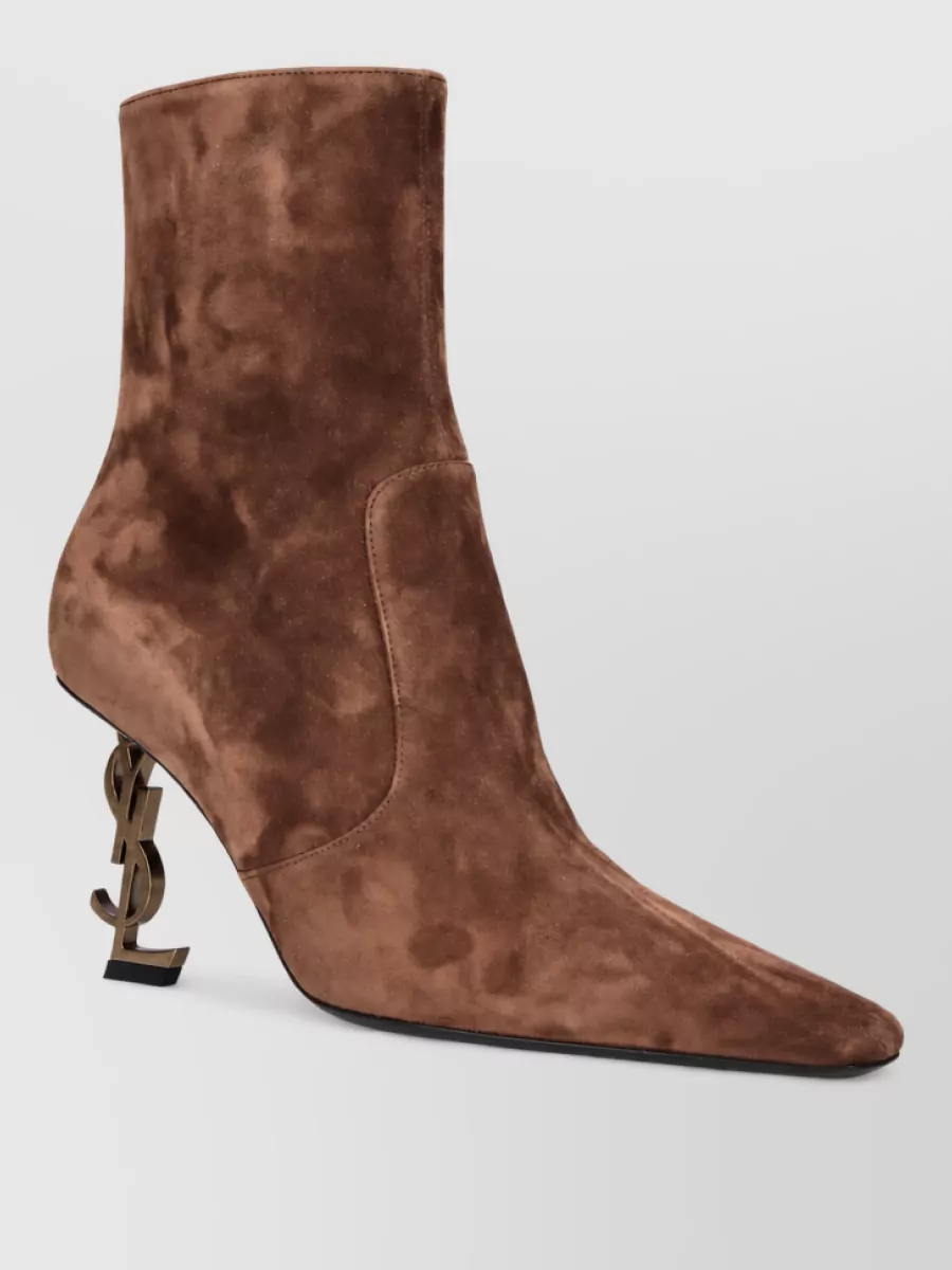 Saint Laurent leather ankle boots