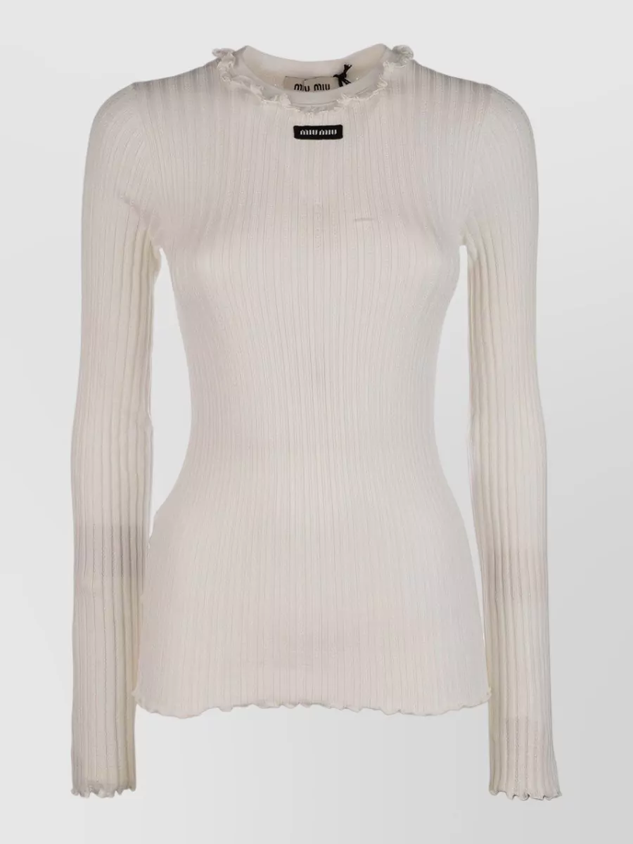 Miu Miu Silk T-Shirt