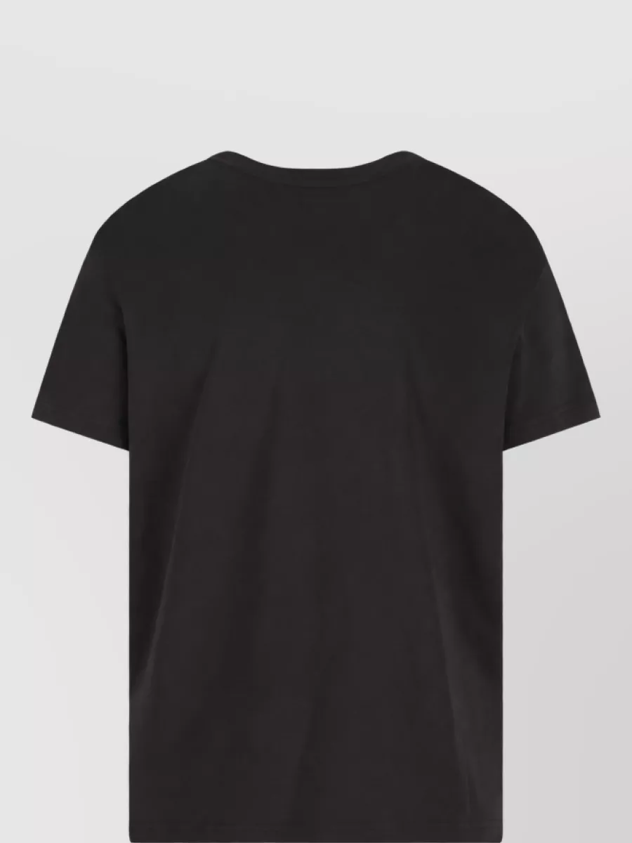 Moncler Logo Print Cotton Short Sleeve T-Shirt