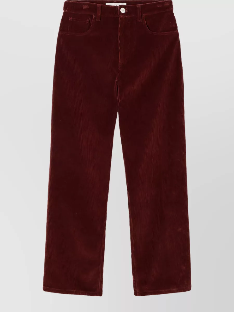 Róhe corduroy low-rise wide-leg trousers