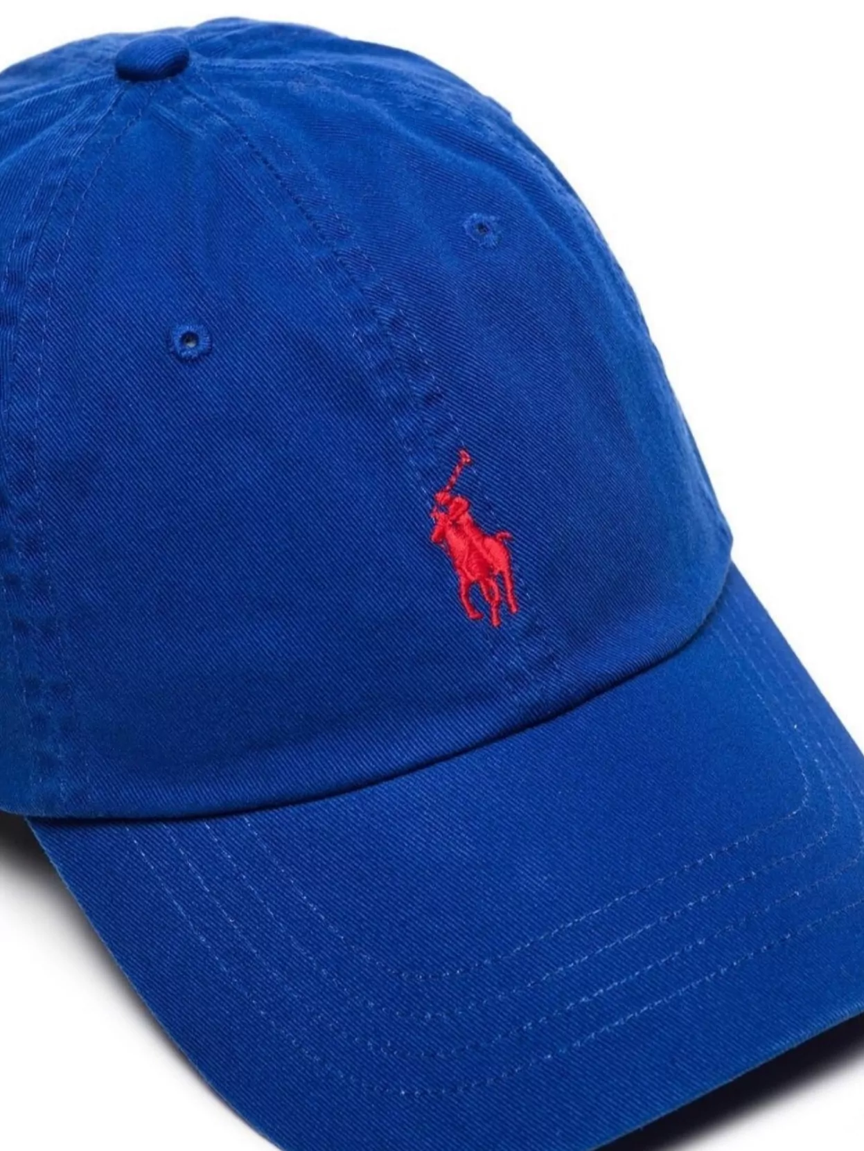 Ralph Lauren Logo Embroidered Baseball Cap With Curved Peak