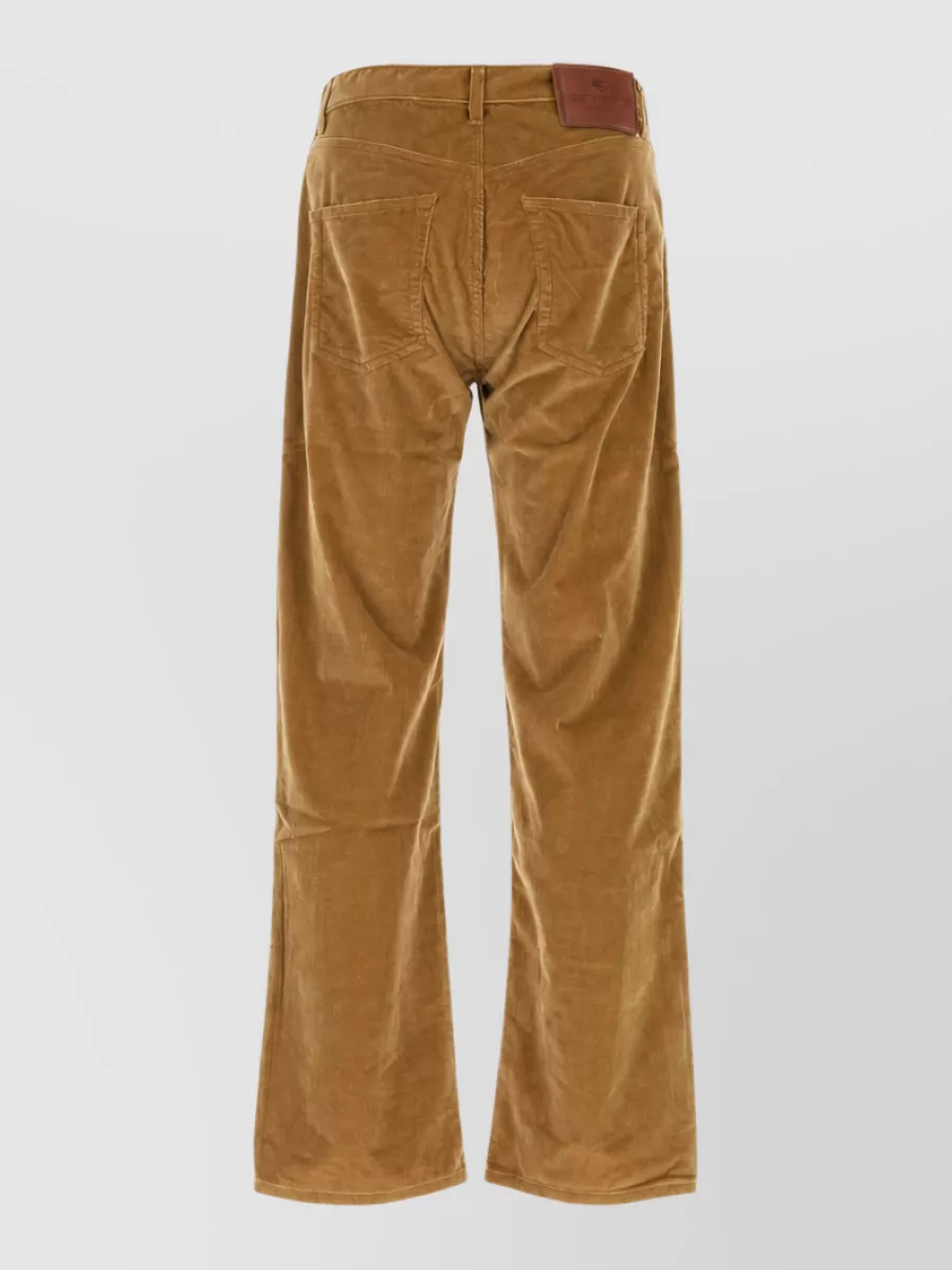 Etro Stretch Corduroy Straight-Leg Trousers
