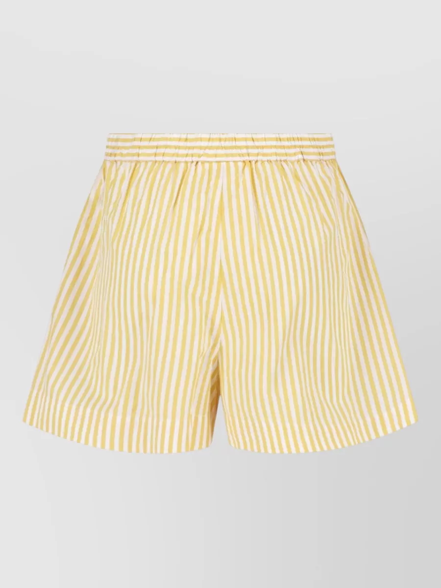 Mc2 Saint Barth cotton straight knee-length shorts