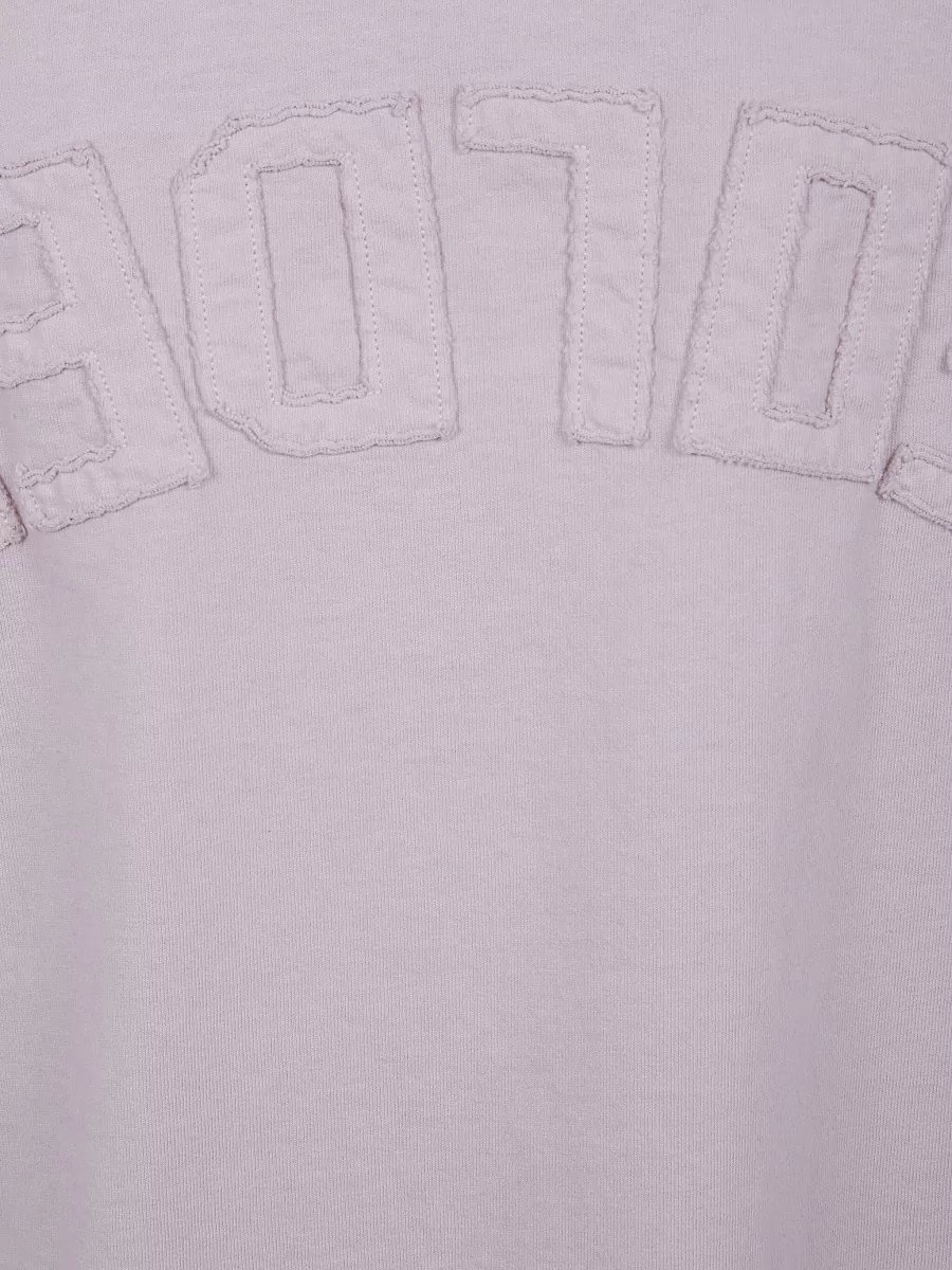 Golden Goose Cotton Jersey T Shirt Logo Patch