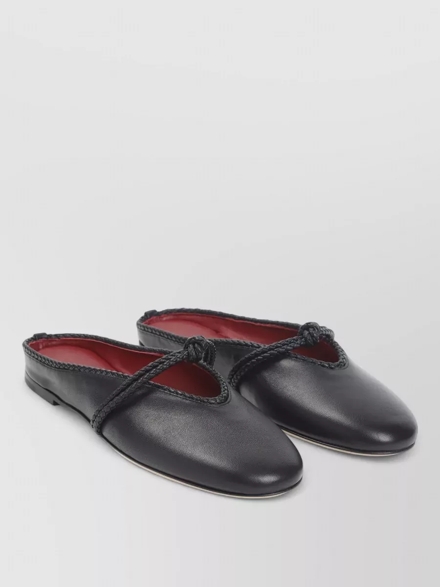 Bottega Veneta Leather Mary-Jane Mules
