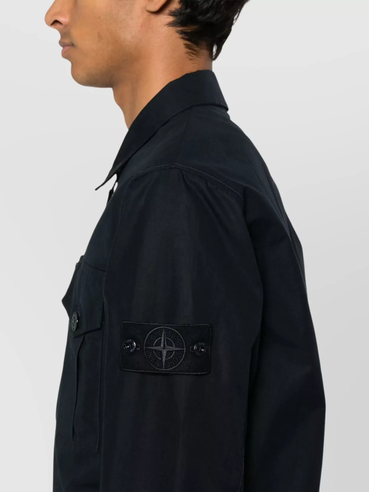 Stone Island Phantom Overshirt Patch Pockets