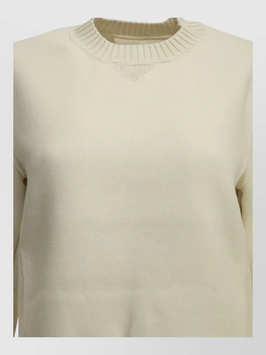 Sacai Cashmere Blend Crew Neck Sweater