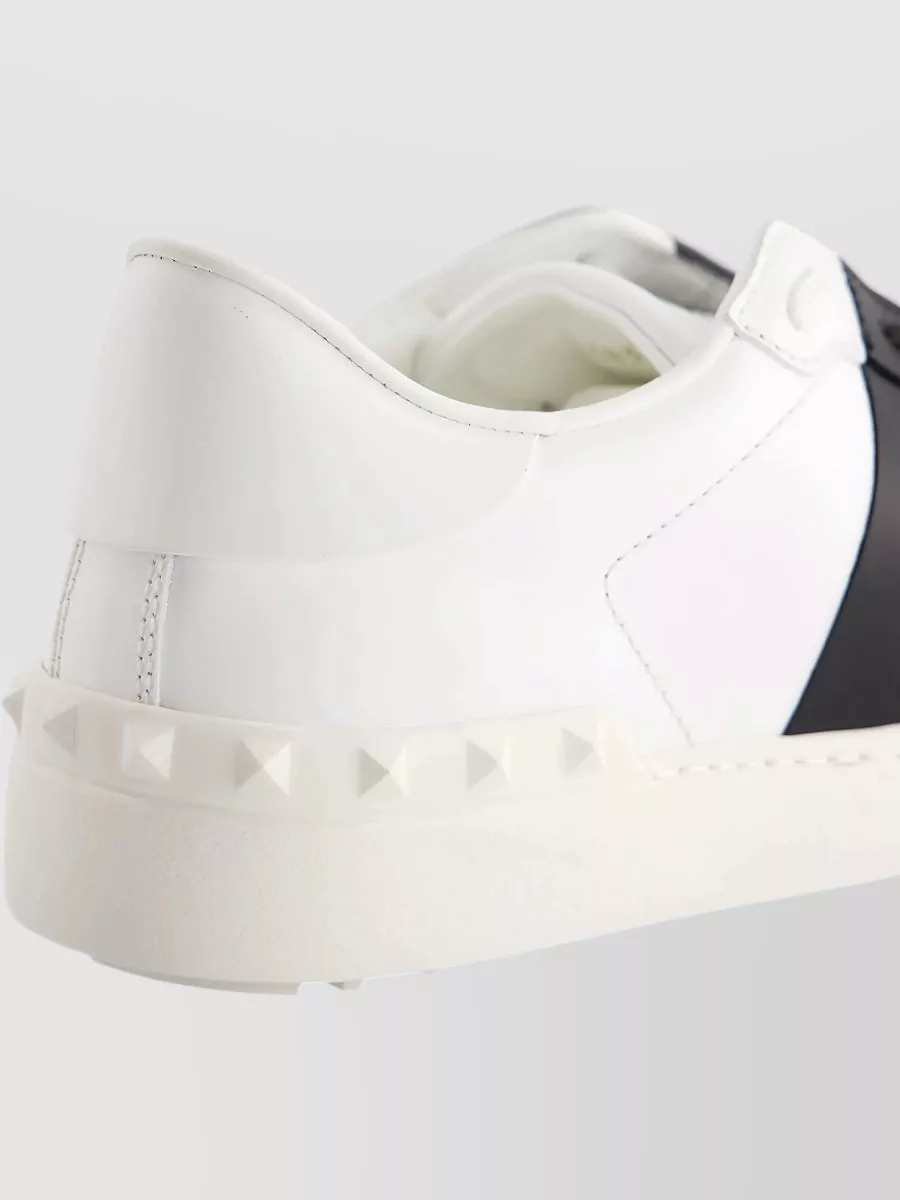 Valentino Leather Low-Top Sneakers