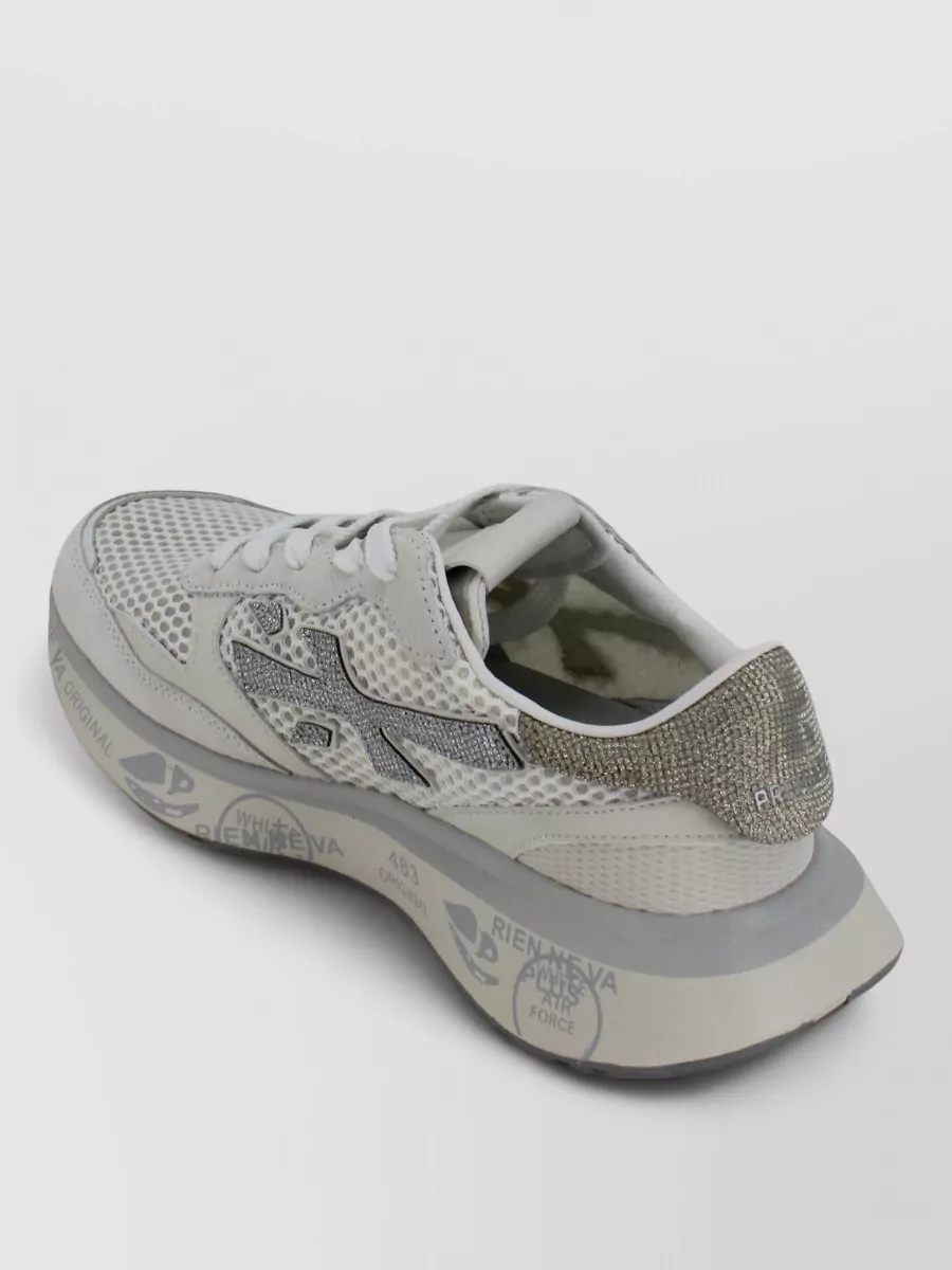 Premiata Leather Low-Top Sneakers