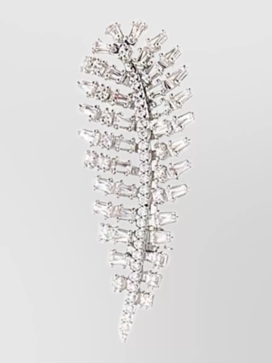 Swarovski metal brooch
