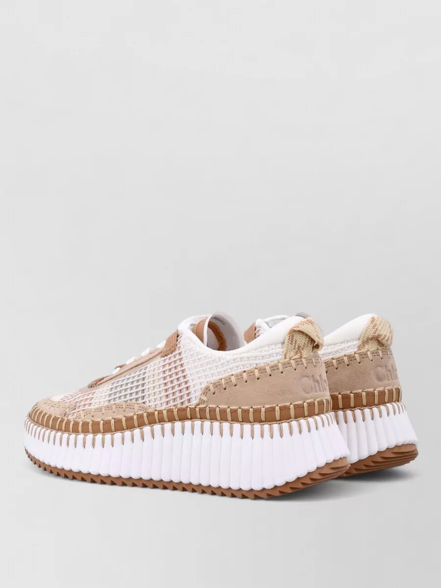 Chloé Artisan Crafted Sneakers Unique Sole