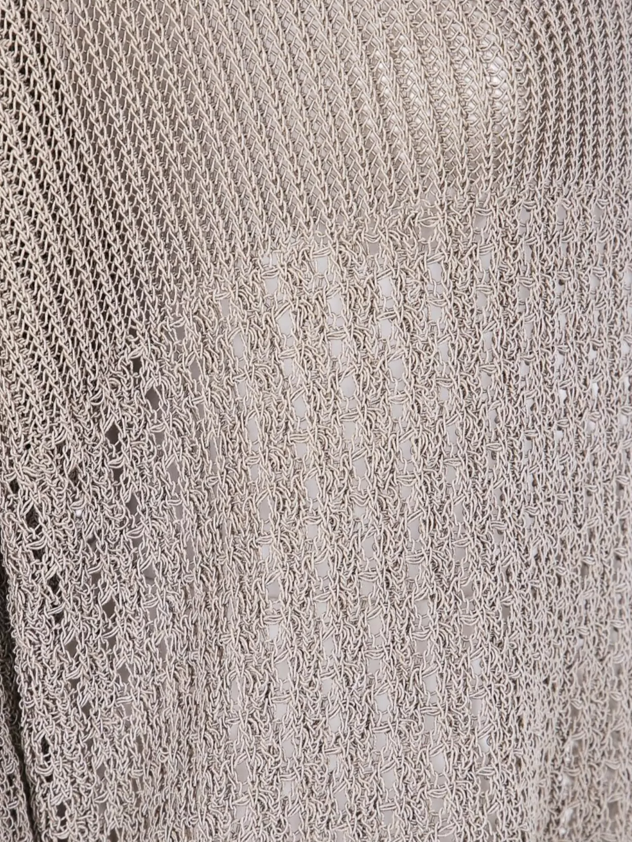 Max Mara Cotton Sweater With Sheer Panels And Tie Detail