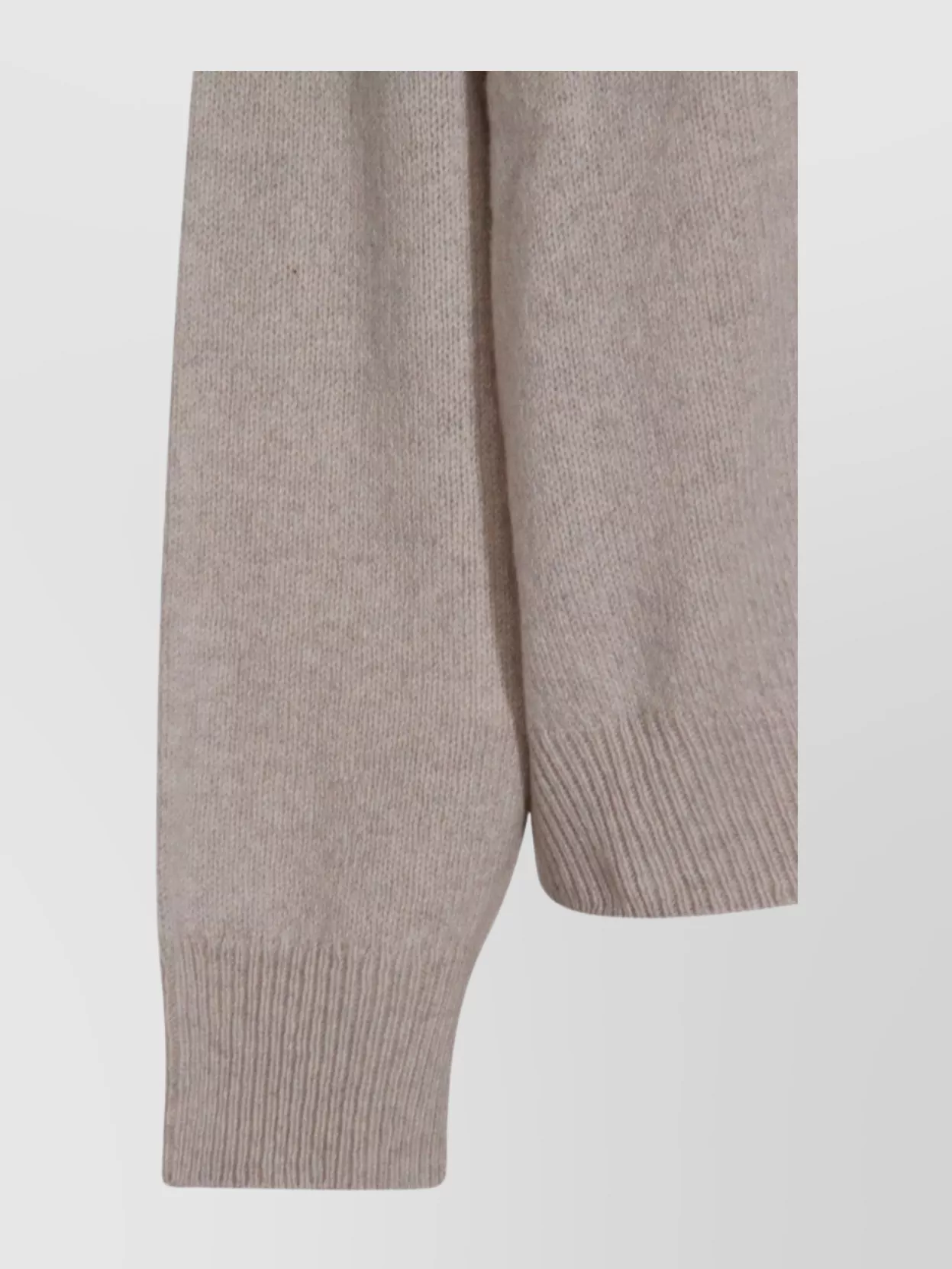 Malo High Collar Long Sleeve Knitwear Top
