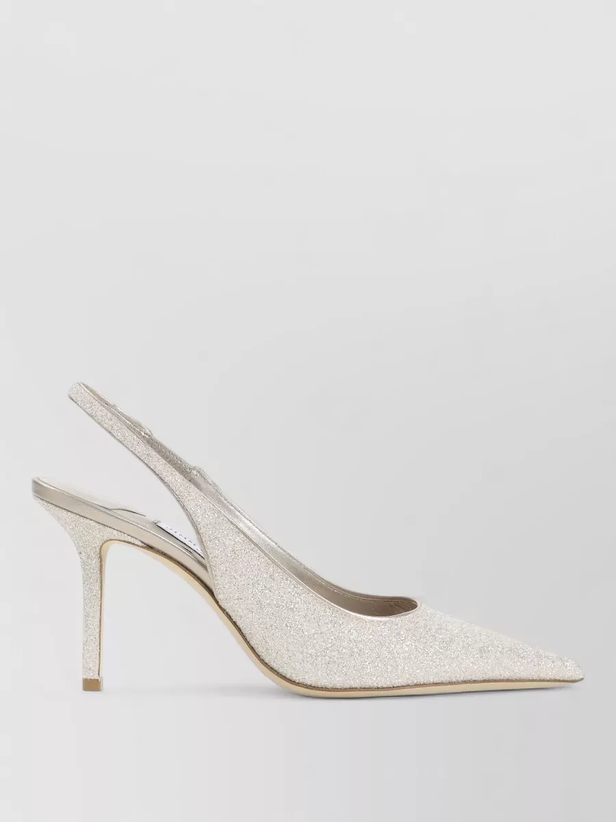 Jimmy Choo Love 85 Slingback Pumps Glitter Finish