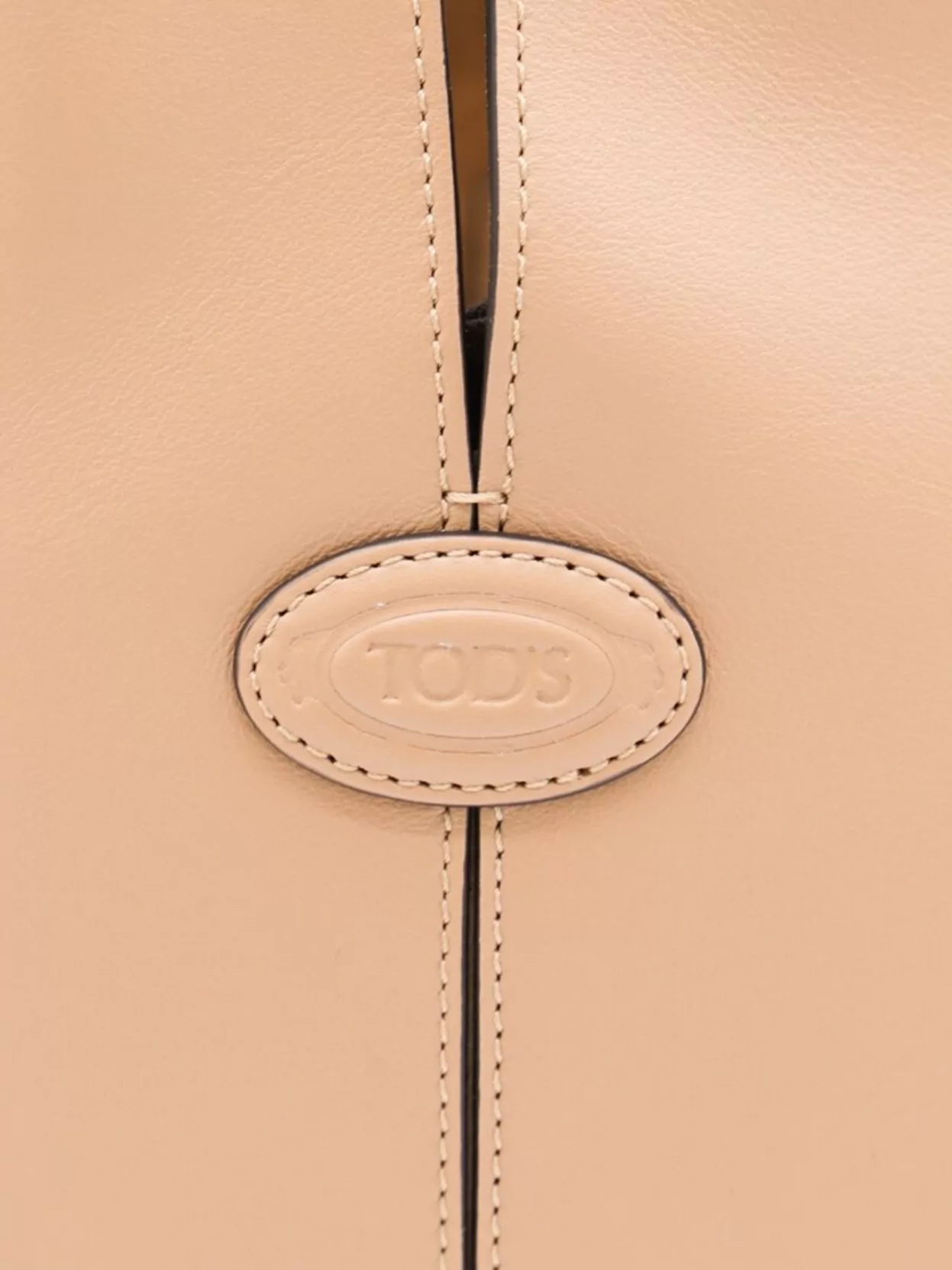 Tod's Stitched Contrast Rectangular Tote With Top Handles