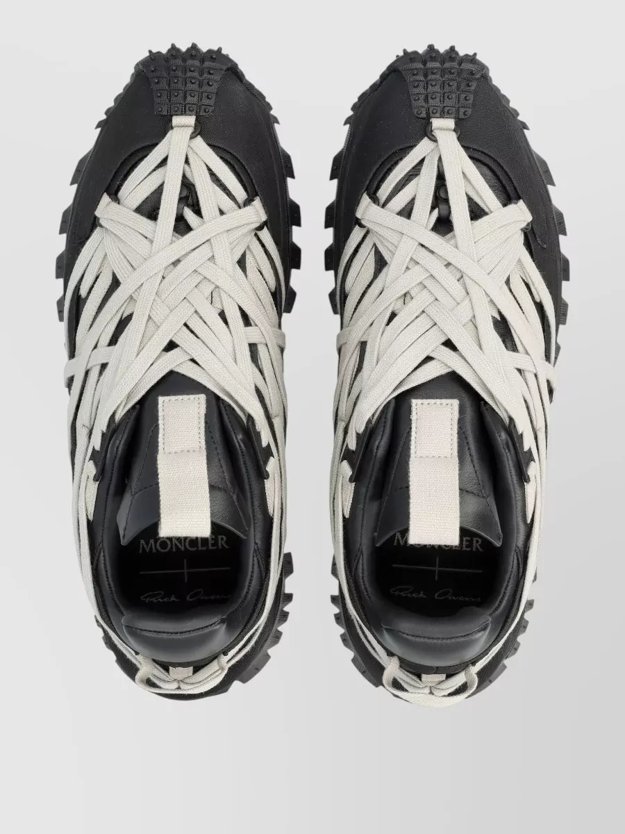 Moncler Leather Low-Top Sneakers