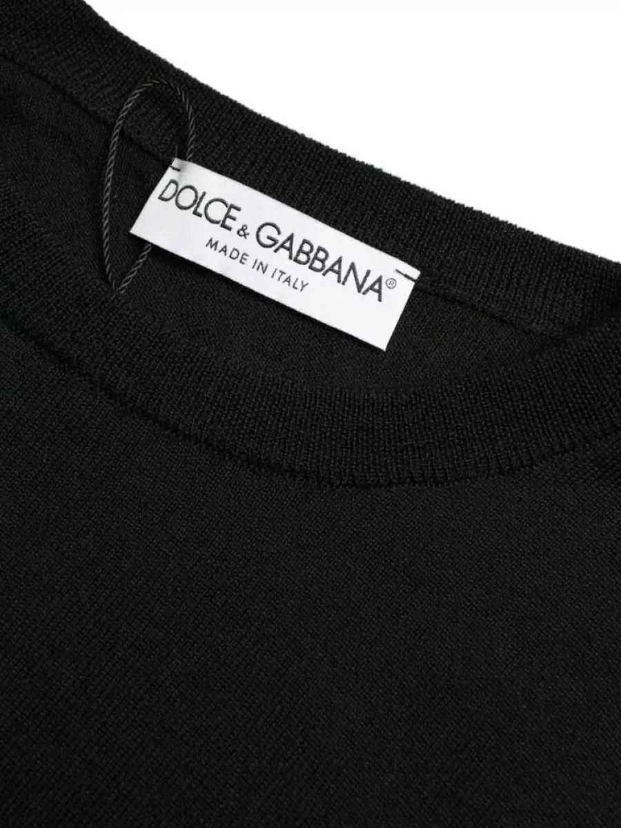 Dolce&Gabbana Wool Crew Neck Sweater