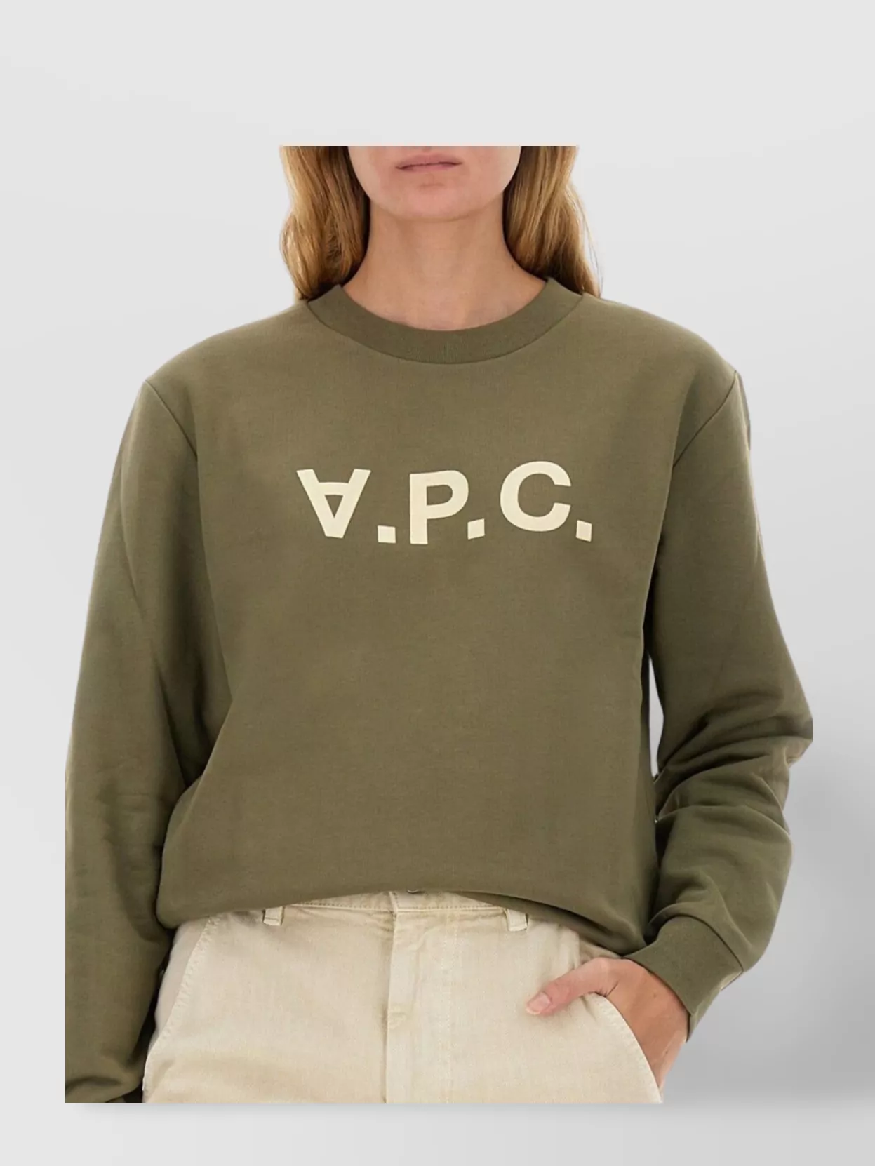 A.p.c. Logo Crew Neck Sweatshirt