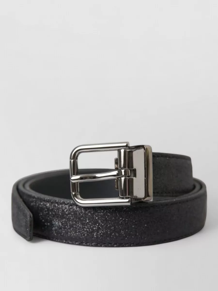 Dolce&Gabbana glittered leather belt