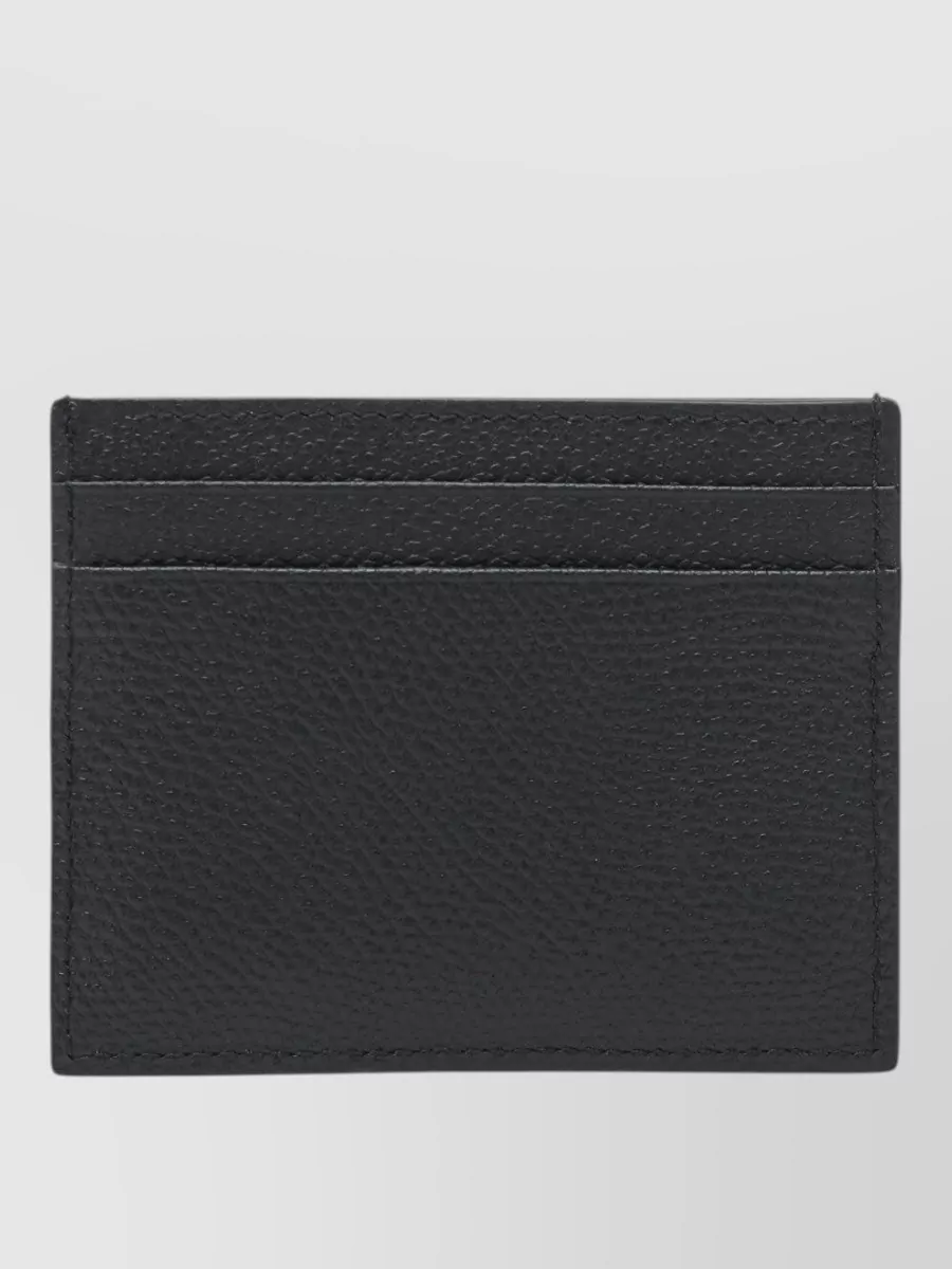 Valentino Garavani Vlogo Signature Credit Card Holder Texture