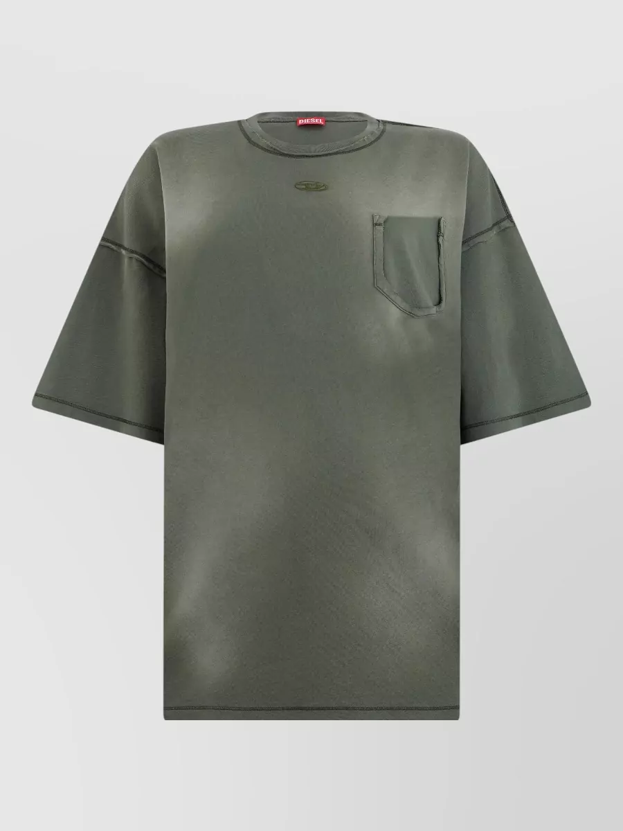 Diesel cotton relaxed-fit short-sleeve t-shirt