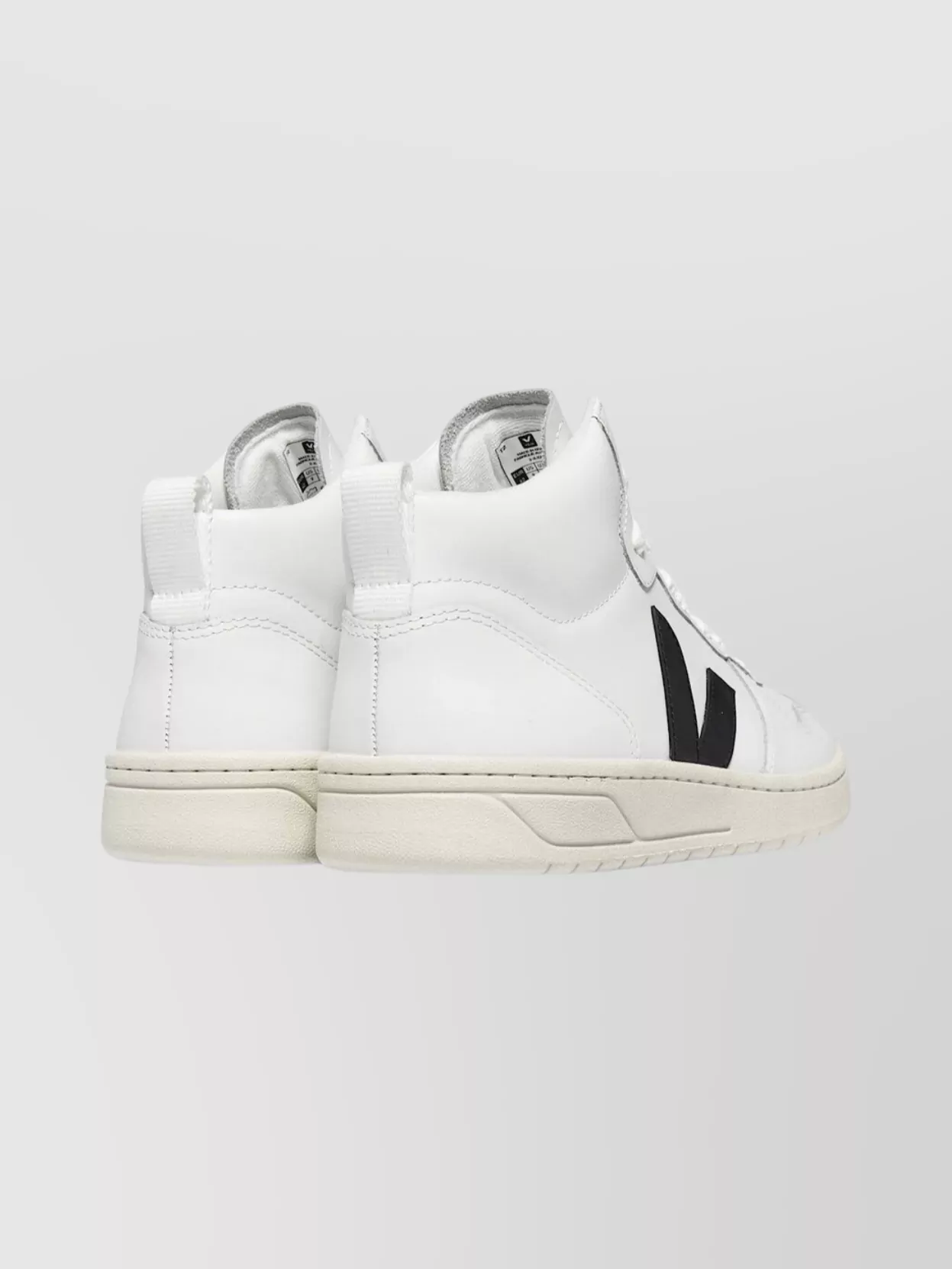 Veja V-15 Sneakers With Rubber Sole And Tab