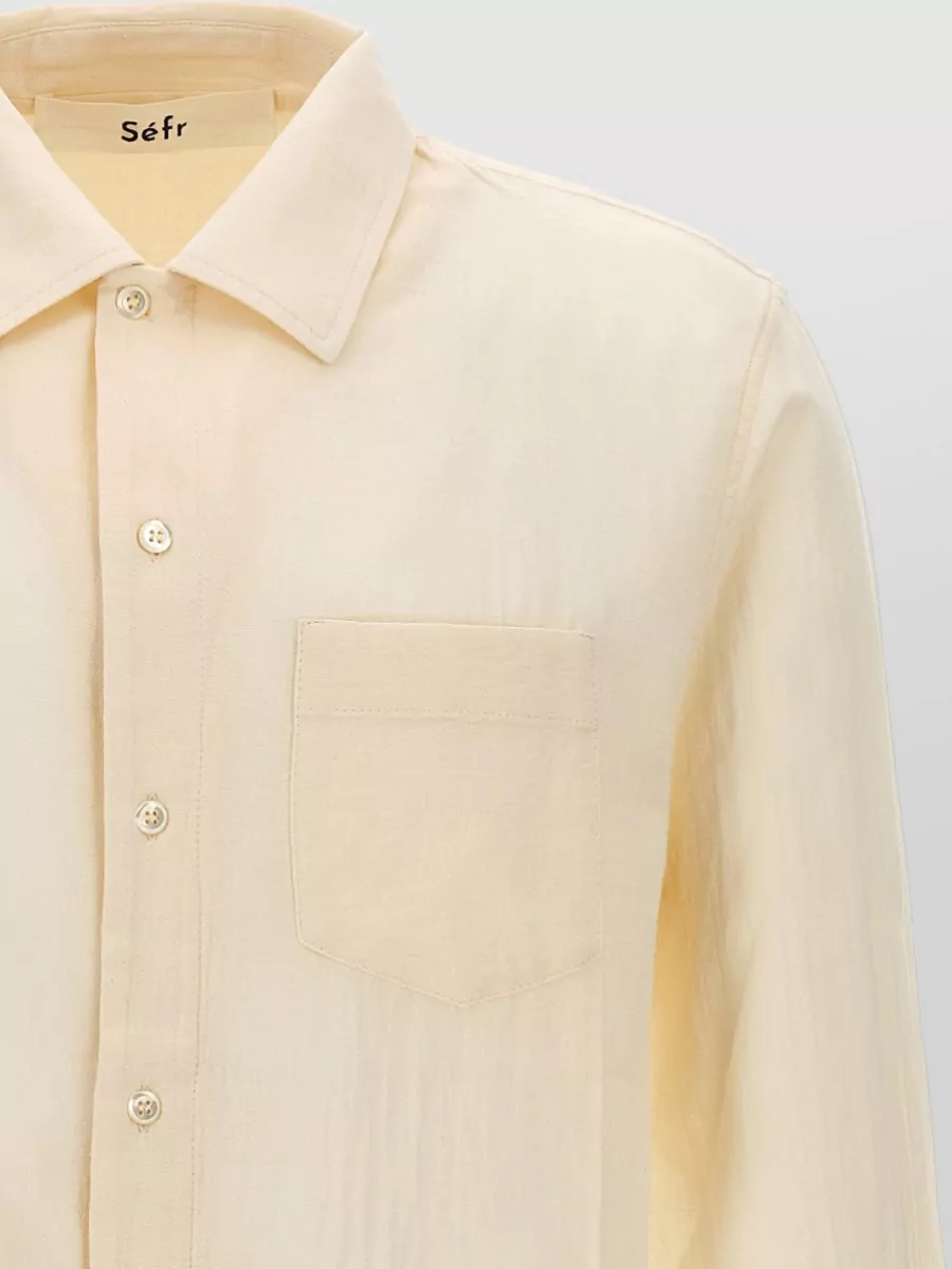 Séfr Cotton Long-Sleeve Shirt