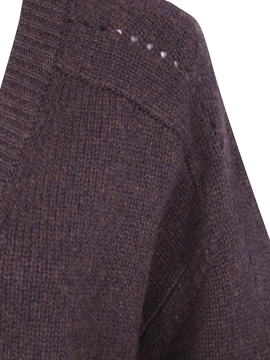 Kujten Cashmere V-Neck Sweatshirt