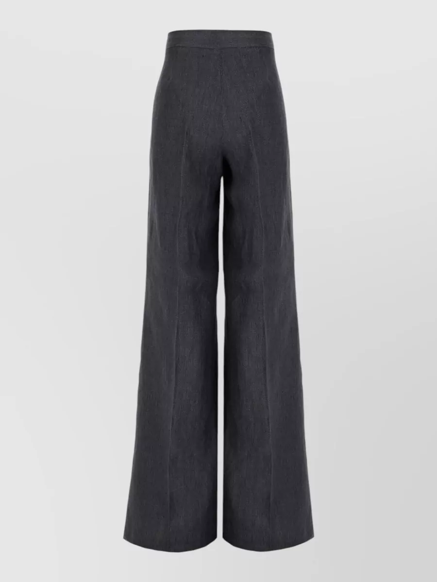 Max Mara Linen Wide-Leg Trousers